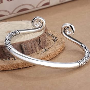 Silver Bracelet,Fashion Bangle,Sterling Silver Bracelet,925